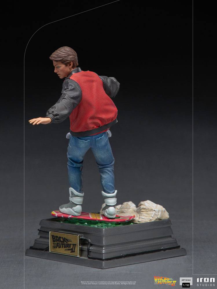 Back to the Future II Art Scale Statue 1/10 Marty McFly on Hoverboard 22cm - Scale Statue - Iron Studios - Hobby Figures UK