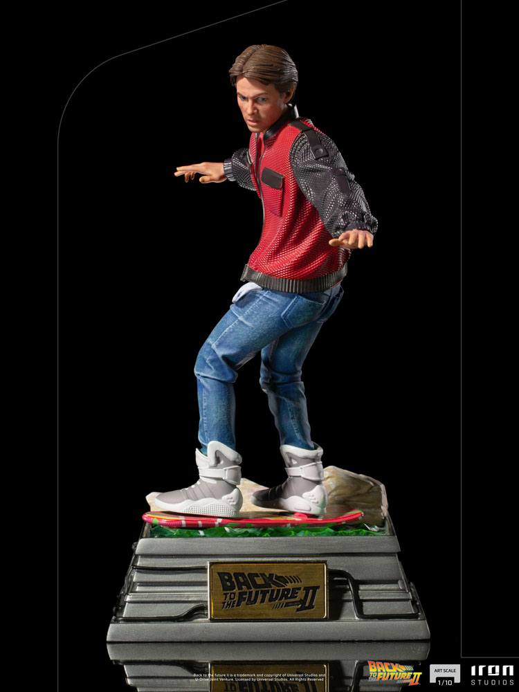 Back to the Future II Art Scale Statue 1/10 Marty McFly on Hoverboard 22cm - Scale Statue - Iron Studios - Hobby Figures UK