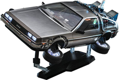 Back to the Future Movie Masterpiece Vehicle 1/6 DeLorean Time Machine 72cm - Scale Statue - Hot Toys - Hobby Figures UK