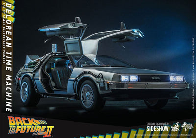 Back to the Future Movie Masterpiece Vehicle 1/6 DeLorean Time Machine 72cm - Scale Statue - Hot Toys - Hobby Figures UK