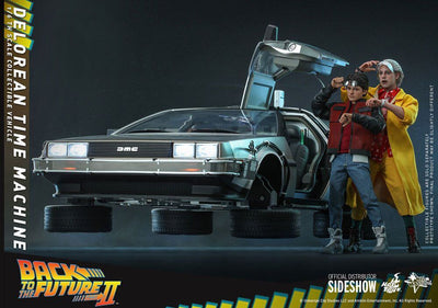 Back to the Future Movie Masterpiece Vehicle 1/6 DeLorean Time Machine 72cm - Scale Statue - Hot Toys - Hobby Figures UK