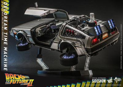 Back to the Future Movie Masterpiece Vehicle 1/6 DeLorean Time Machine 72cm - Scale Statue - Hot Toys - Hobby Figures UK