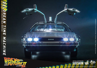 Back to the Future Movie Masterpiece Vehicle 1/6 DeLorean Time Machine 72cm - Scale Statue - Hot Toys - Hobby Figures UK