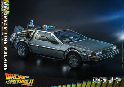 Back to the Future Movie Masterpiece Vehicle 1/6 DeLorean Time Machine 72cm - Scale Statue - Hot Toys - Hobby Figures UK