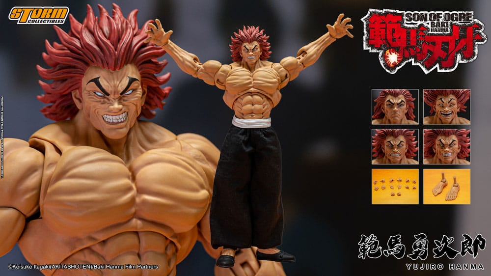 Baki Action Figure 1/12 Yujiro Hanma 18cm - Action Figures - Storm Collectibles - Hobby Figures UK