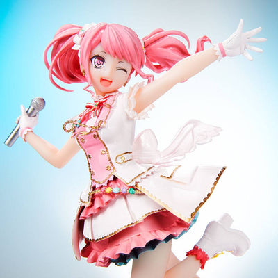 BanG Dream! Girls Band Party! Vocal Collection PVC Statue 1/7 Aya Maruyama from Pastel Palettes Overseas Limited Pearl Ver. 22cm - Scale Statue - Bushiroad - Hobby Figures UK