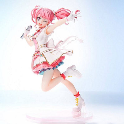 BanG Dream! Girls Band Party! Vocal Collection PVC Statue 1/7 Aya Maruyama from Pastel Palettes Overseas Limited Pearl Ver. 22cm - Scale Statue - Bushiroad - Hobby Figures UK
