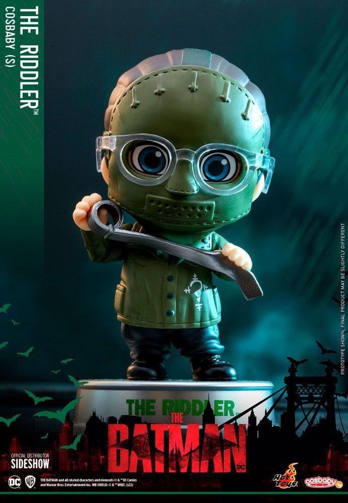The Batman Cosbaby Mini Figure The Riddler (with Tape) 12cm - Mini Figures - Hot Toys - Hobby Figures UK