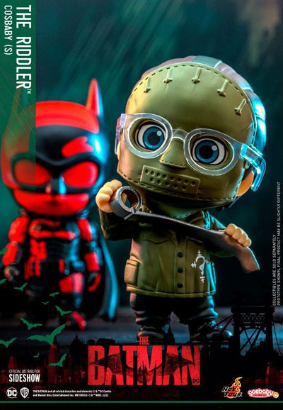 The Batman Cosbaby Mini Figure The Riddler (with Tape) 12cm - Mini Figures - Hot Toys - Hobby Figures UK