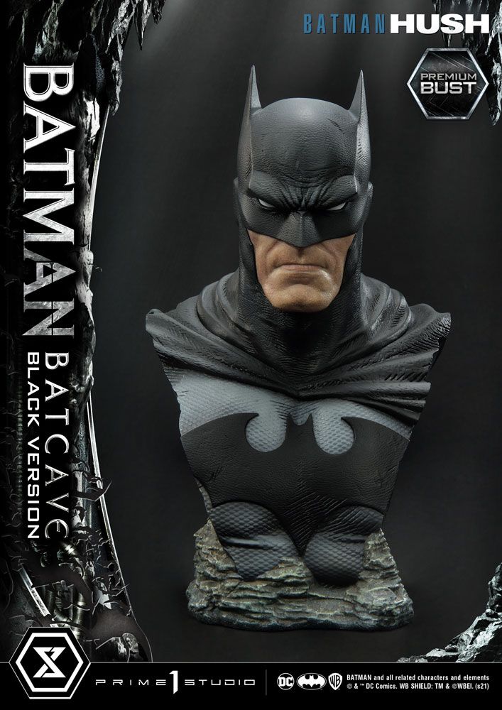 Batman Hush Bust 1/3 Batman Batcave Black Version 20cm - Scale Statue - Prime 1 Studio - Hobby Figures UK
