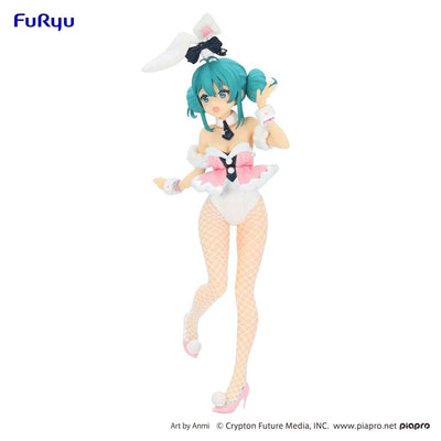 Hatsune Miku BiCute Bunnies PVC Statue Hatsune Miku White Rabbit Baby Pink Ver. 28cm - Scale Statue - Furyu - Hobby Figures UK