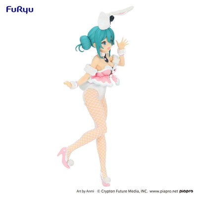 Hatsune Miku BiCute Bunnies PVC Statue Hatsune Miku White Rabbit Baby Pink Ver. 28cm - Scale Statue - Furyu - Hobby Figures UK