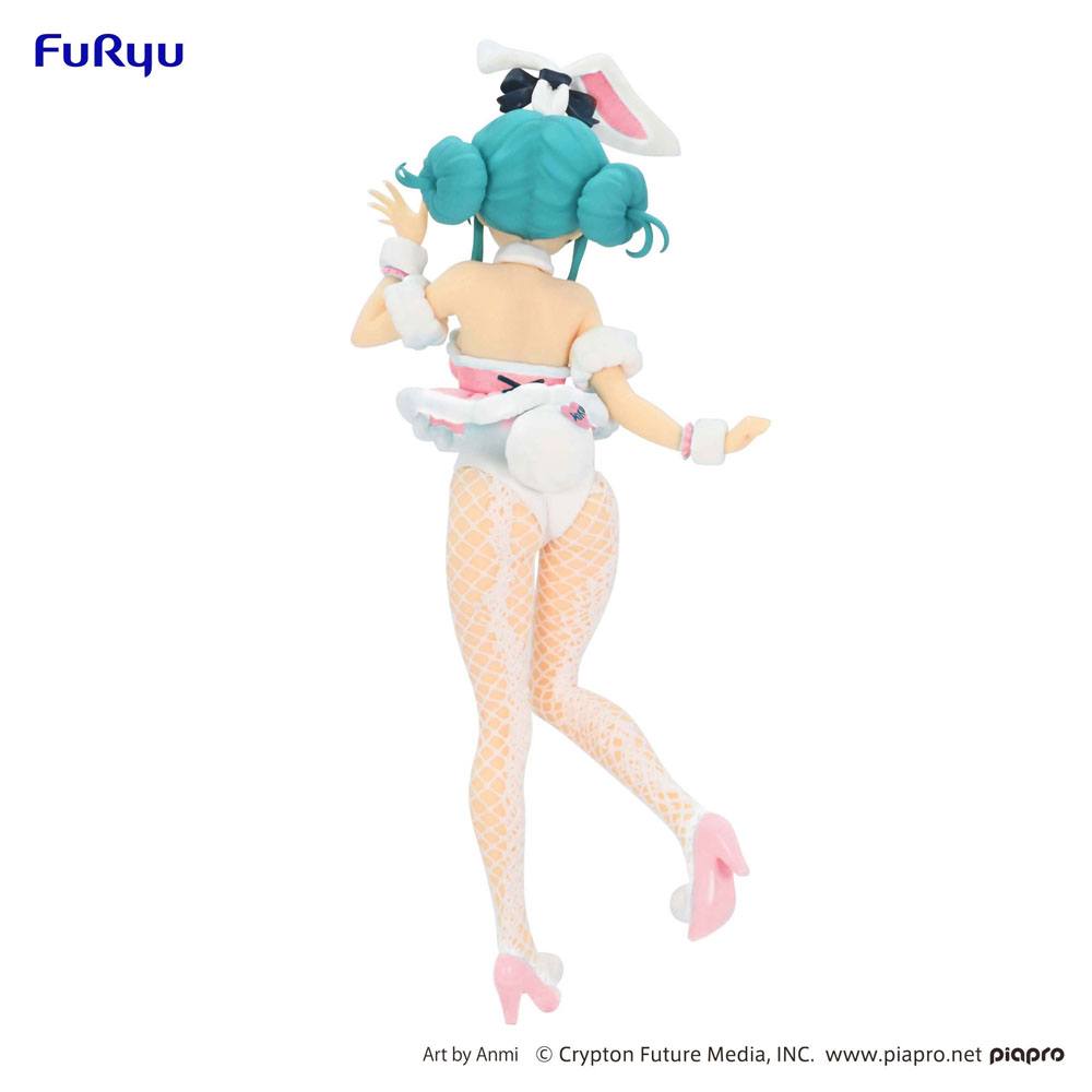 Hatsune Miku BiCute Bunnies PVC Statue Hatsune Miku White Rabbit Baby Pink Ver. 28cm - Scale Statue - Furyu - Hobby Figures UK