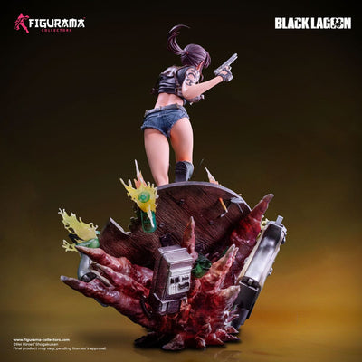 Black Lagoon Elite Exclusive Statue 1/4 Revy 53cm - Scale Statue - Figurama Collectors - Hobby Figures UK