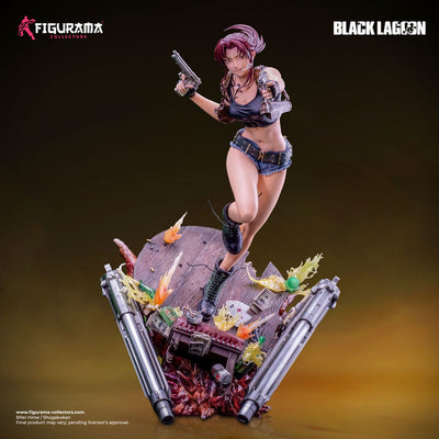 Black Lagoon Elite Exclusive Statue 1/4 Revy 53cm - Scale Statue - Figurama Collectors - Hobby Figures UK