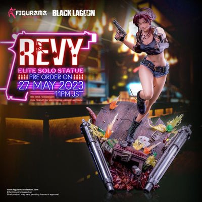 Black Lagoon Elite Exclusive Statue 1/4 Revy 53cm - Scale Statue - Figurama Collectors - Hobby Figures UK