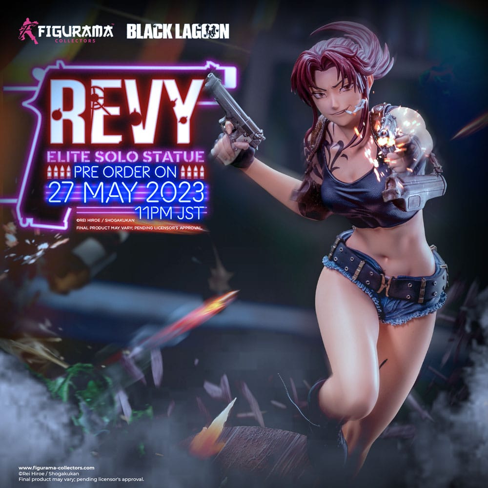 Black Lagoon Elite Exclusive Statue 1/4 Revy 53cm - Scale Statue - Figurama Collectors - Hobby Figures UK