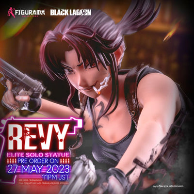 Black Lagoon Elite Exclusive Statue 1/4 Revy 53cm - Scale Statue - Figurama Collectors - Hobby Figures UK