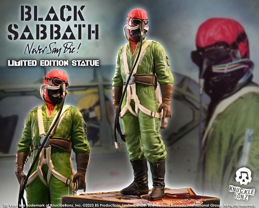 Black Sabbath 3D Vinyl Statue Pilot (Never Say Die) 22cm - Scale Statue - Knucklebonz - Hobby Figures UK