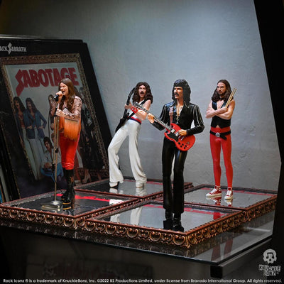 Black Sabbath Rock Iconz Statue 4-Pack Sabotage Era 23cm - Scale Statue - Knucklebonz - Hobby Figures UK