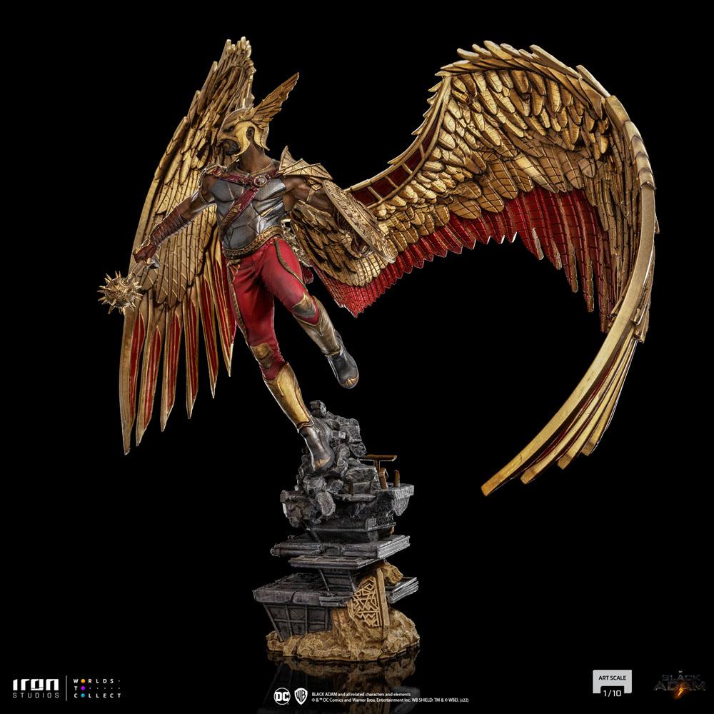 Black Adam Art Scale Statue 1/10 Hawkman 36cm - Scale Statue - Iron Studios - Hobby Figures UK