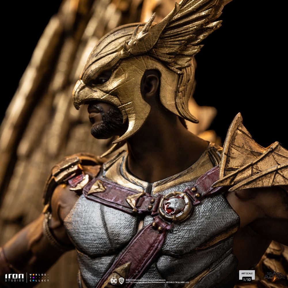 Black Adam Art Scale Statue 1/10 Hawkman 36cm - Scale Statue - Iron Studios - Hobby Figures UK