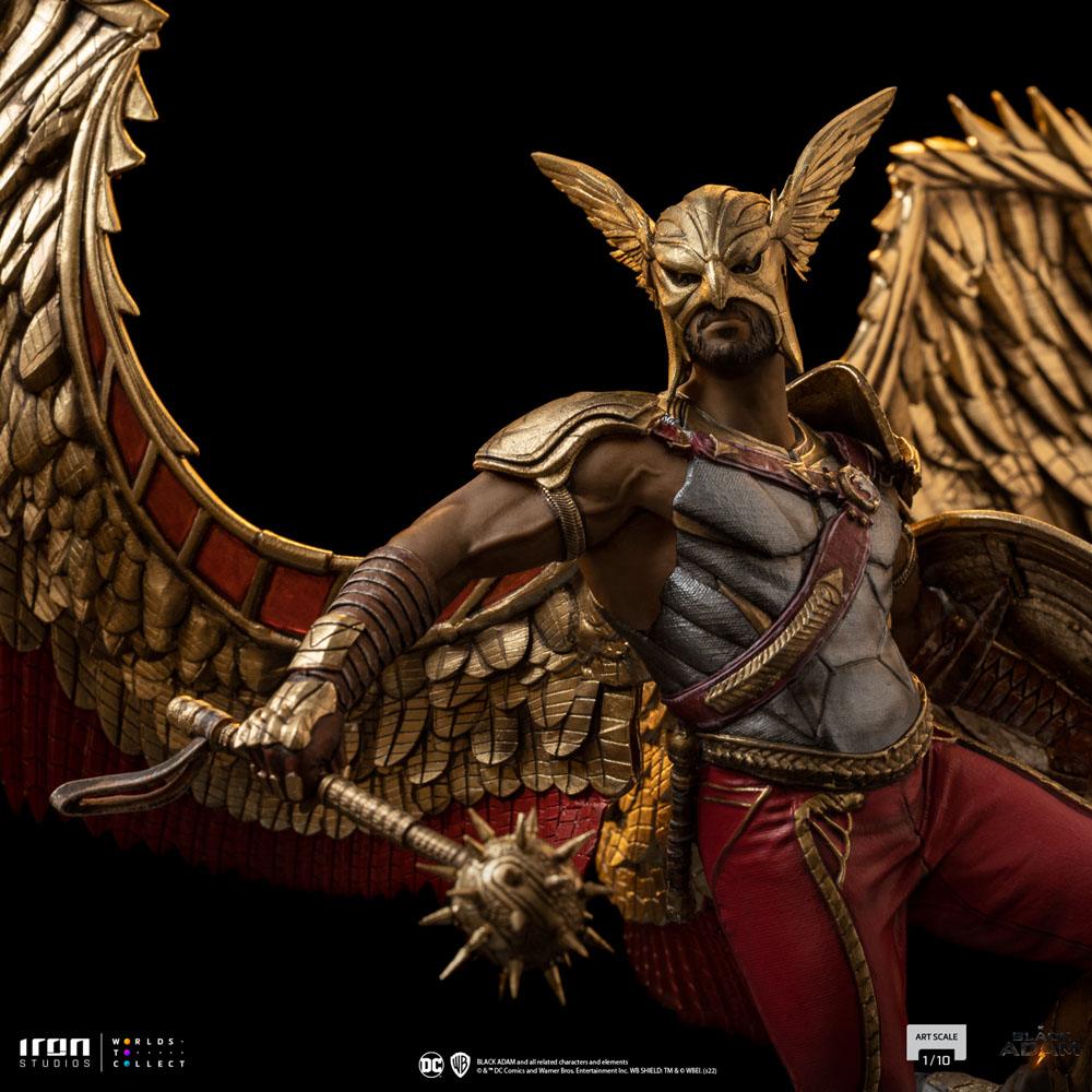 Black Adam Art Scale Statue 1/10 Hawkman 36cm - Scale Statue - Iron Studios - Hobby Figures UK