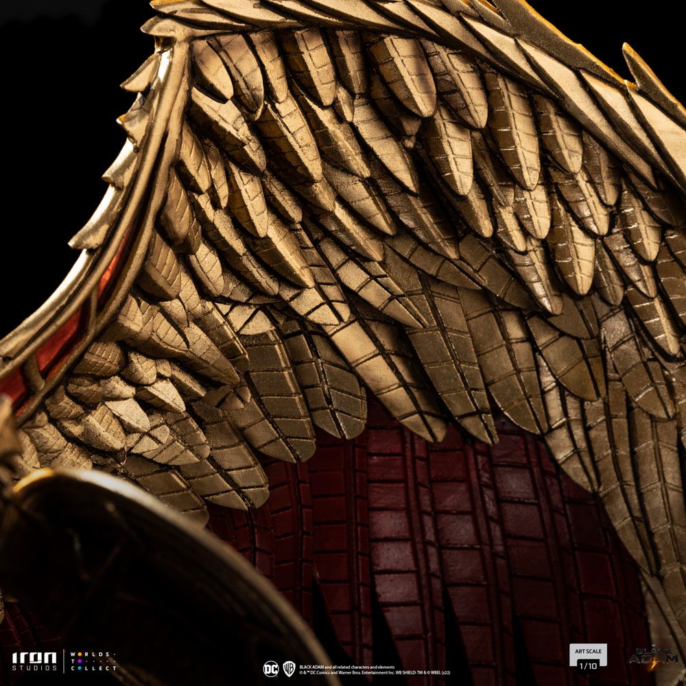 Black Adam Art Scale Statue 1/10 Hawkman 36cm - Scale Statue - Iron Studios - Hobby Figures UK