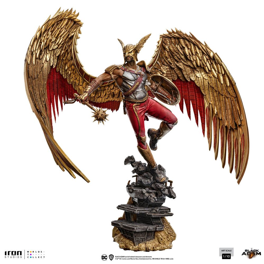 Black Adam Art Scale Statue 1/10 Hawkman 36cm - Scale Statue - Iron Studios - Hobby Figures UK