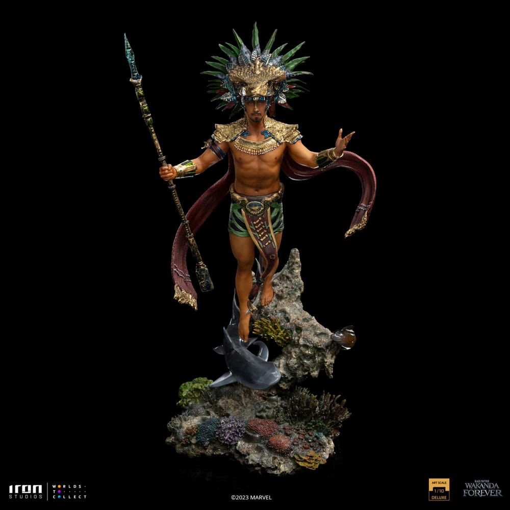 Black Panther: Wakanda Forever Deluxe Art Scale Statue 1/10 King Namor 27cm - Scale Statue - Iron Studios - Hobby Figures UK