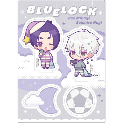 Blue Lock Acrylic Stand Buddycolle Good Night Ver. 3 Seishiro Nagi & Reo Mikage 14cm - Mini Figures - Megahouse - Hobby Figures UK