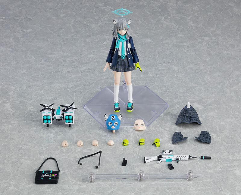 Blue Archive Figma Action Figure Shiroko Sunaookami 15cm - Action Figures - Max Factory - Hobby Figures UK
