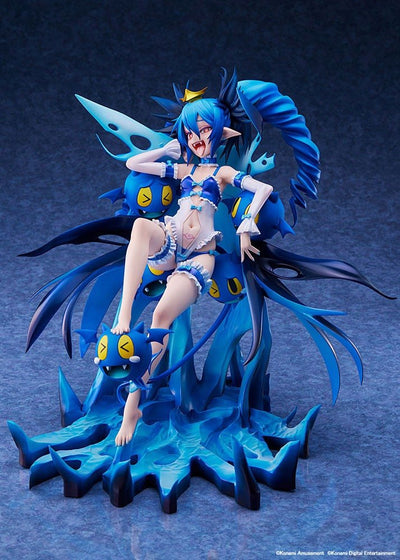 Bombergirl PVC Statue 1/7 Aqua Lewysia Aquablue Vampire Negligee Ver. 25cm - Scale Statue - Amakuni - Hobby Figures UK