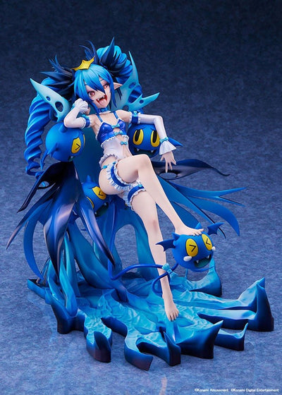 Bombergirl PVC Statue 1/7 Aqua Lewysia Aquablue Vampire Negligee Ver. 25cm - Scale Statue - Amakuni - Hobby Figures UK