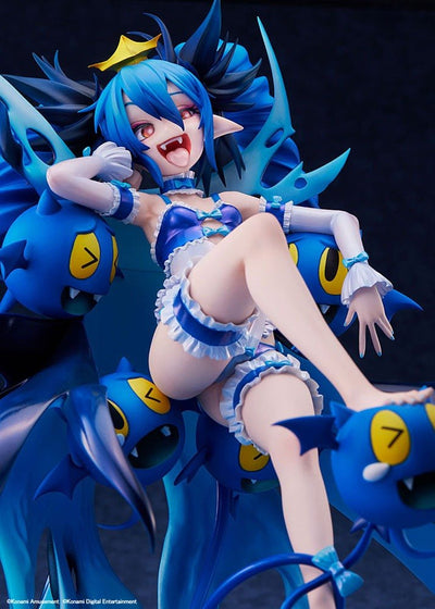 Bombergirl PVC Statue 1/7 Aqua Lewysia Aquablue Vampire Negligee Ver. 25cm - Scale Statue - Amakuni - Hobby Figures UK