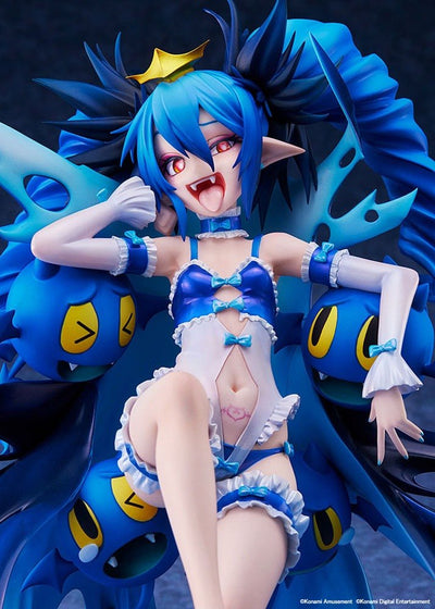 Bombergirl PVC Statue 1/7 Aqua Lewysia Aquablue Vampire Negligee Ver. 25cm - Scale Statue - Amakuni - Hobby Figures UK