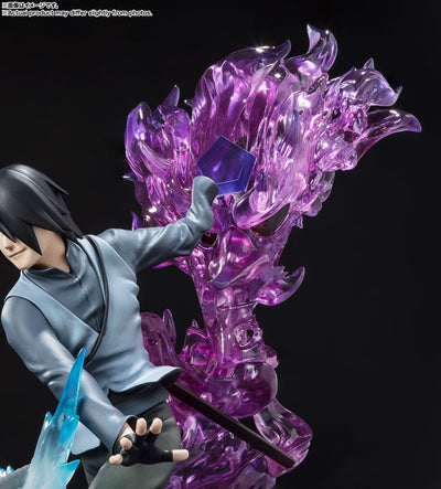 Boruto: Naruto Next Generation FiguartsZERO PVC Statue Sasuke Uchiha (Boruto) Kizuna Relation 24cm - Scale Statue - Bandai Tamashii Nations - Hobby Figures UK