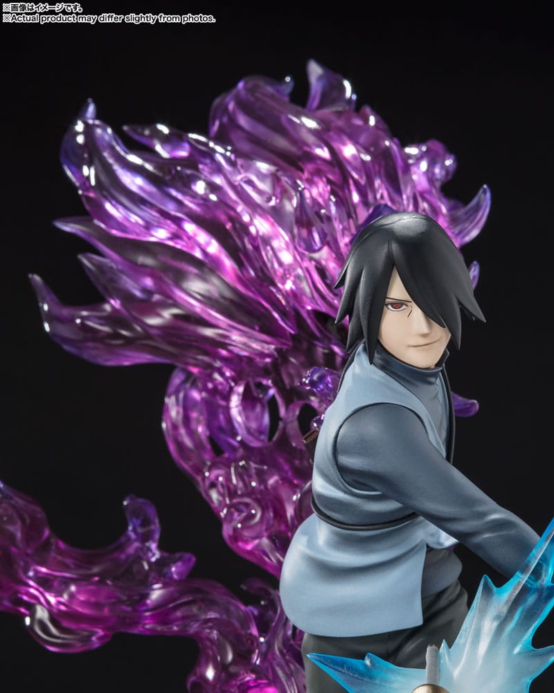 Boruto: Naruto Next Generation FiguartsZERO PVC Statue Sasuke Uchiha (Boruto) Kizuna Relation 24cm - Scale Statue - Bandai Tamashii Nations - Hobby Figures UK