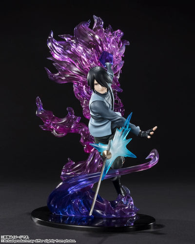 Boruto: Naruto Next Generation FiguartsZERO PVC Statue Sasuke Uchiha (Boruto) Kizuna Relation 24cm - Scale Statue - Bandai Tamashii Nations - Hobby Figures UK