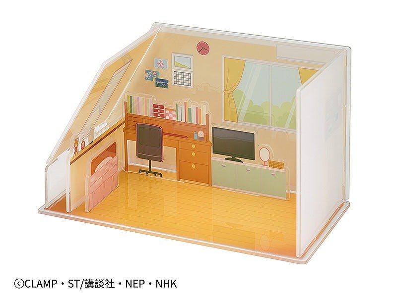 Cardcaptor Sakura: Clear Card Acrylic Diorama Background (Sakura's Bedroom) - Action Figures - Good Smile Company - Hobby Figures UK