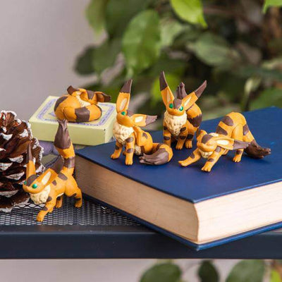 Castle in the Sky Mini Figures Pose Collection Fox Squirrel 5cm Display 6-Set - Mini Figures - Benelic - Hobby Figures UK