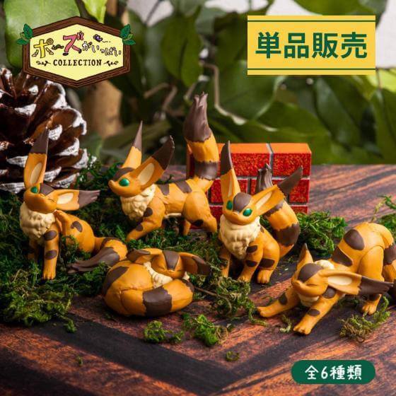 Castle in the Sky Mini Figures Pose Collection Fox Squirrel 5cm Display 6-Set - Mini Figures - Benelic - Hobby Figures UK