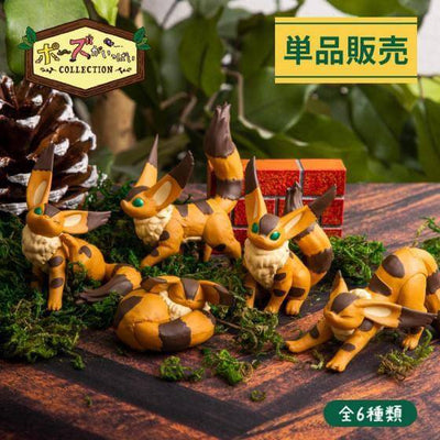 Castle in the Sky Mini Figures Pose Collection Fox Squirrel 5cm Display 6-Set - Mini Figures - Benelic - Hobby Figures UK