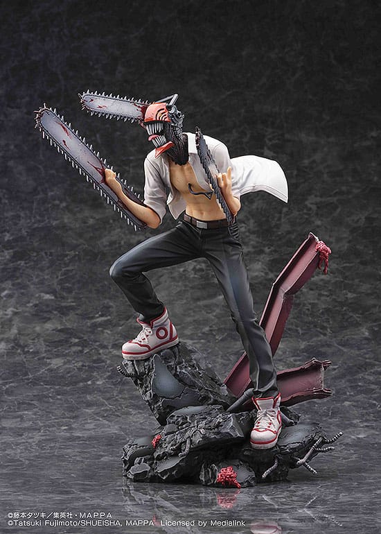 ANIME CHAINSAW MAN Power Toilet PVC Figure Statue New Loose 20cm EUR 36