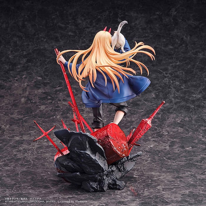 Chainsaw Man Statue 1/7 Power & Meowy 28cm - Scale Statue - Sega - Hobby Figures UK