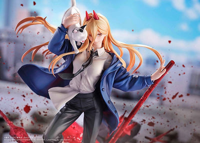 Chainsaw Man Statue 1/7 Power & Meowy 28cm - Scale Statue - Sega - Hobby Figures UK