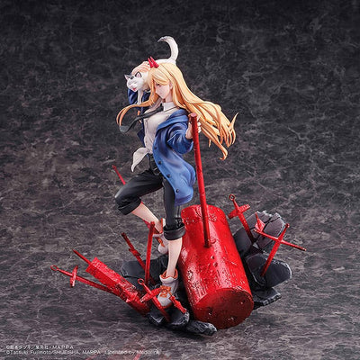 Chainsaw Man Statue 1/7 Power & Meowy 28cm - Scale Statue - Sega - Hobby Figures UK