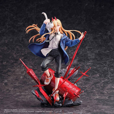 Chainsaw Man Statue 1/7 Power & Meowy 28cm - Scale Statue - Sega - Hobby Figures UK