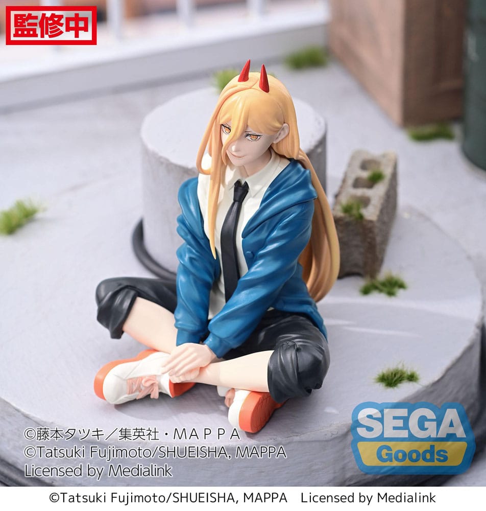 Chainsaw Man PM Perching PVC Statue Power 9cm - Scale Statue - Sega - Hobby Figures UK