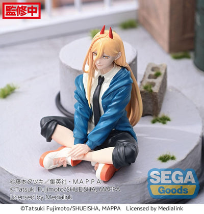 Chainsaw Man PM Perching PVC Statue Power 9cm - Scale Statue - Sega - Hobby Figures UK